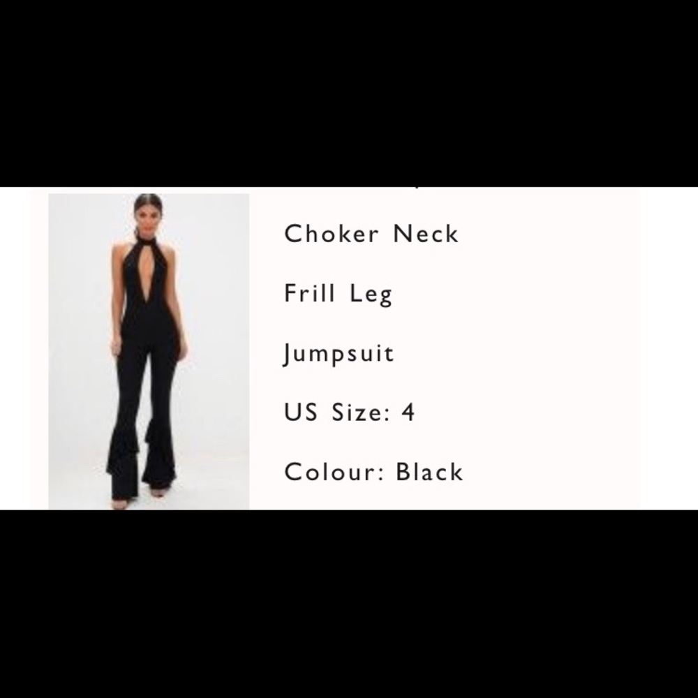 Frill leg jumpsuit!